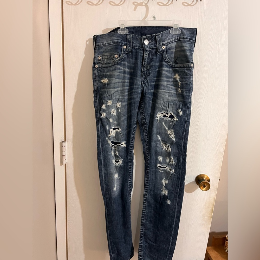 True religion skinny jeans w30